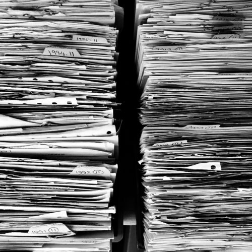Stacks of old documents - data migration