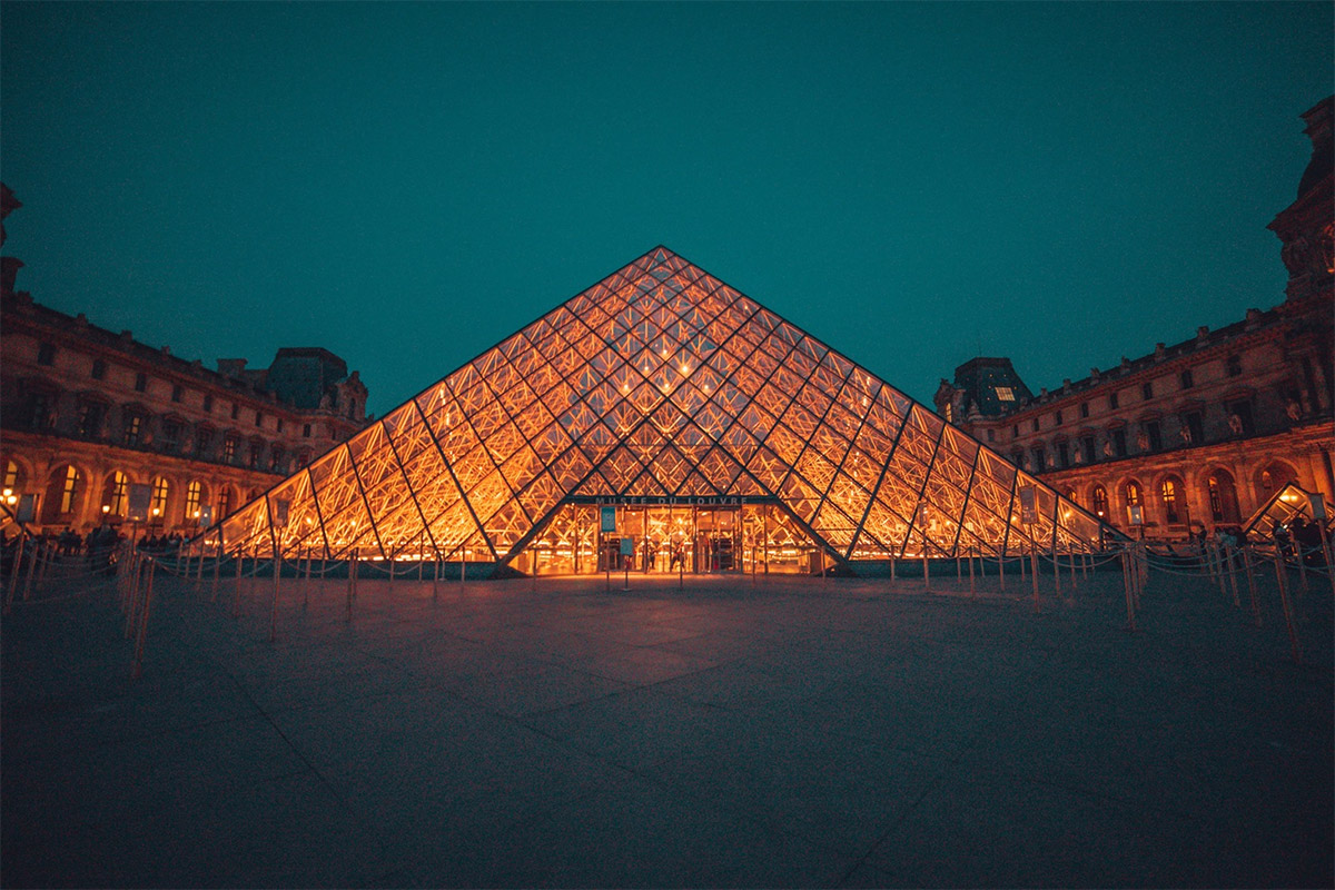 The Louvre At Night