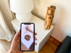 Augmented reality through a phone