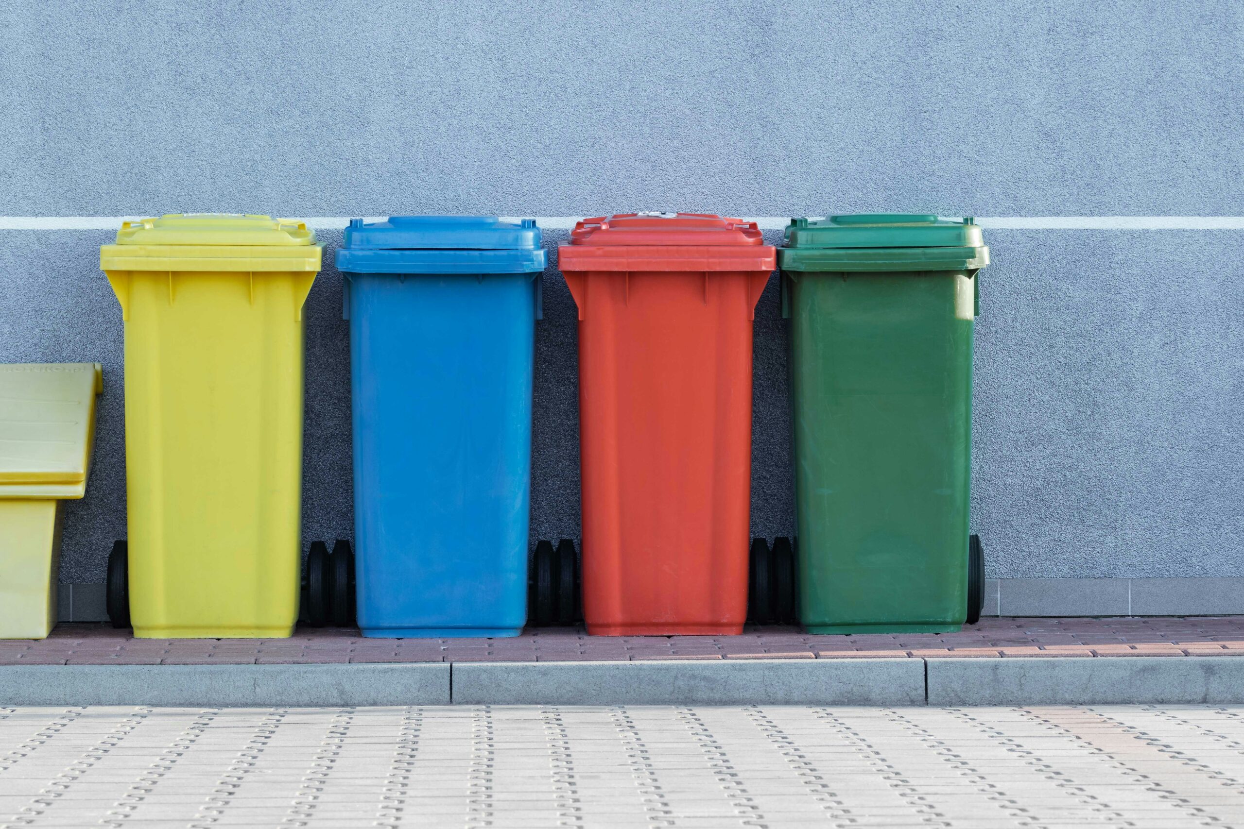 Colourful waste bins - Portfolio Governance Review
