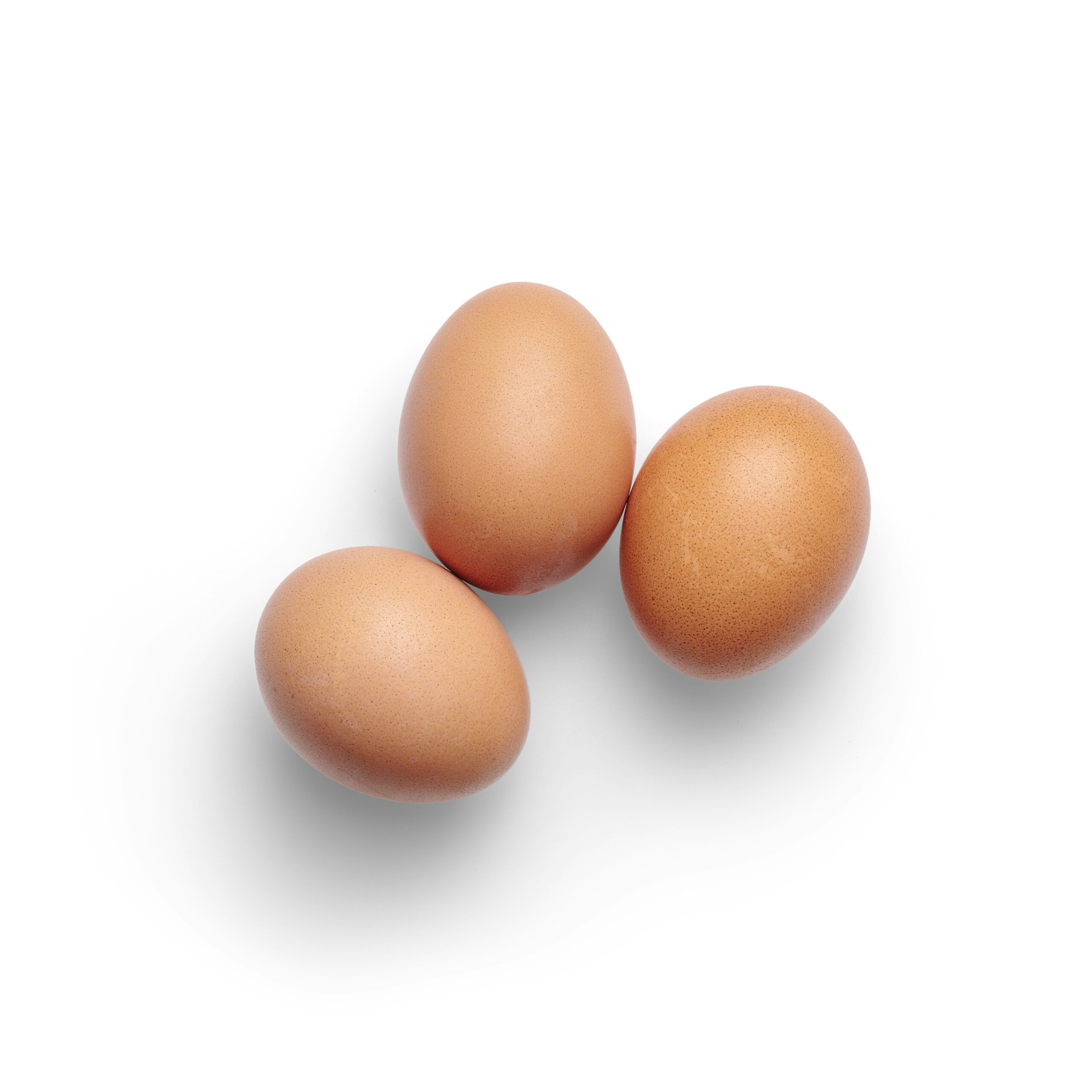 3 eggs on a white background - AI Transformation Investment